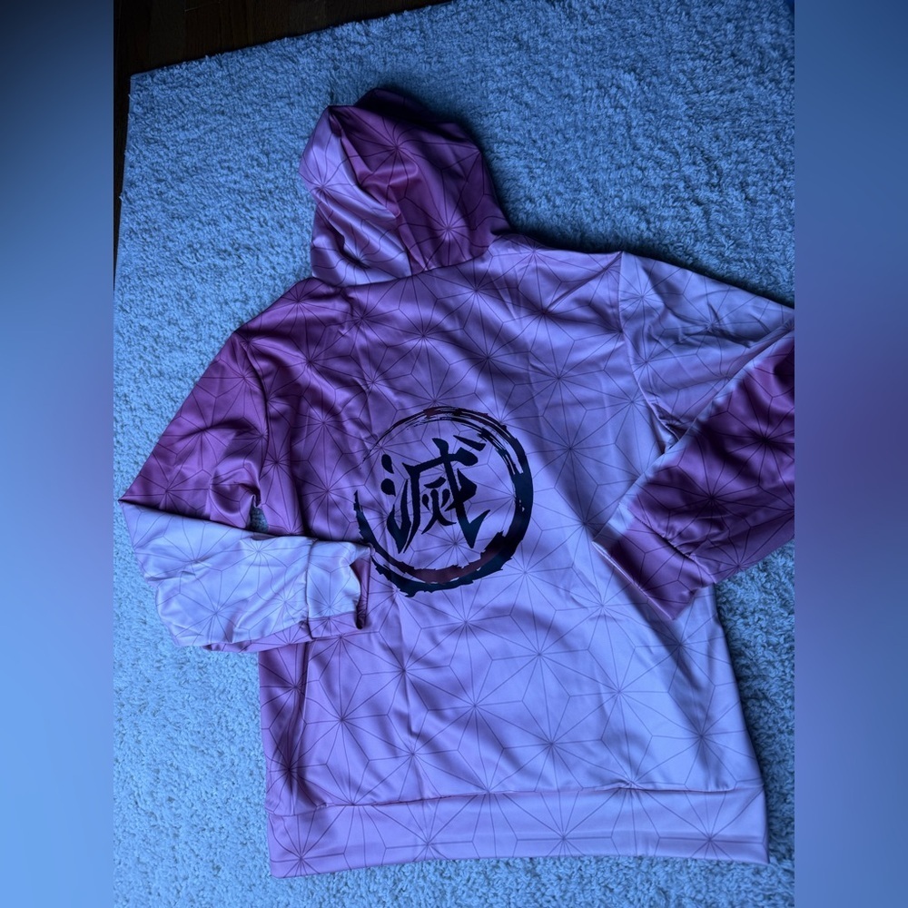 Women’s Small Demon Slayer 3D Printed Hoodie NEW - Picture 2 of 6